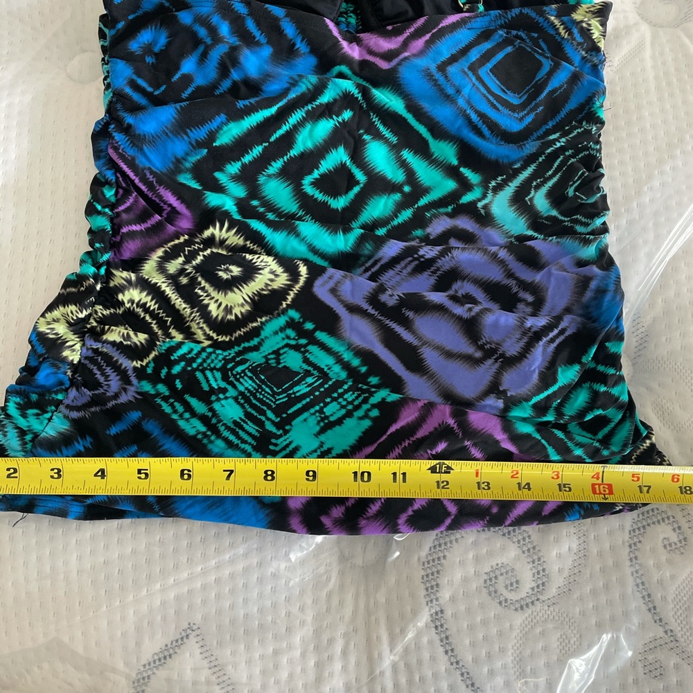 Coco Reef Multicolored 36dd Underwire Tankini - image 6